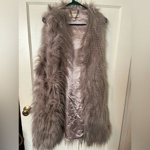Staring at the stars Urban Outfitters fur vest